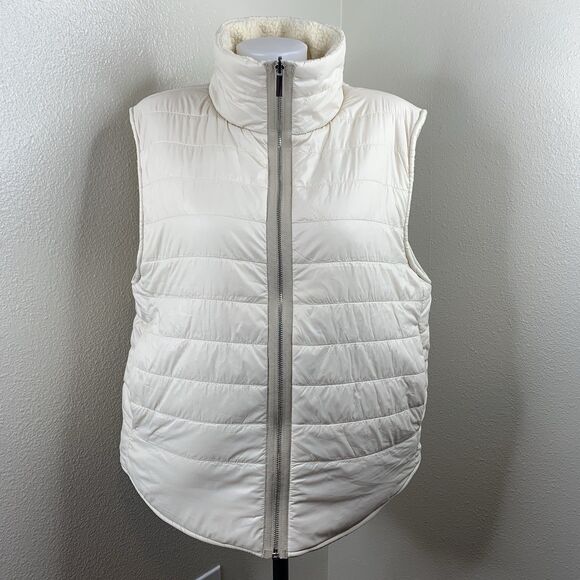 VARLEY Sandshell? Ellis Reversible Gilet Wind Shell Quilted Puffer Vest Sz XL - Picture 5 of 16